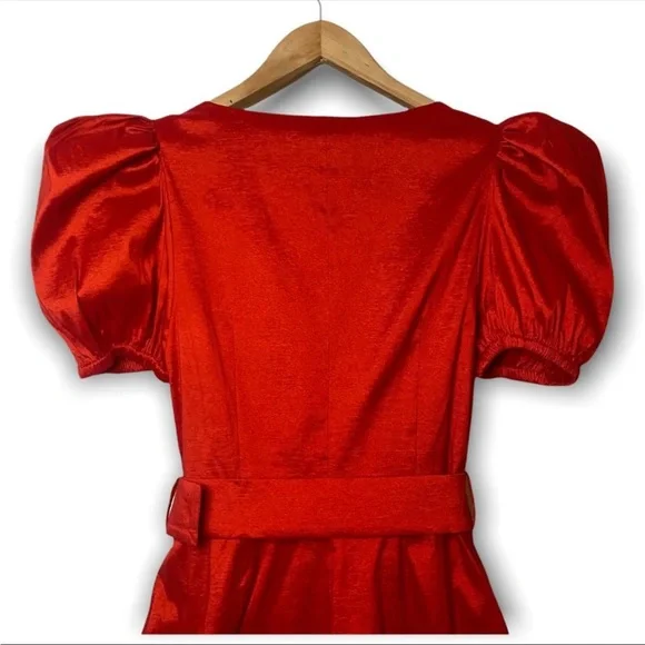 Lovers & Friends Ella Red Wrap Dress - Picture 9 of 11